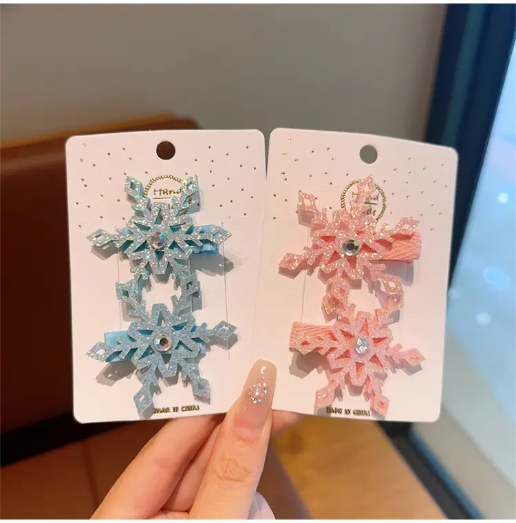 Frozen Snowflake Korean Style Hairpin for Girls — feature 15