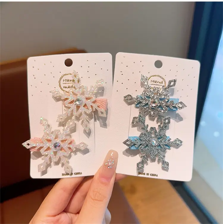 Frozen Snowflake Korean Style Hairpin for Girls — feature 16