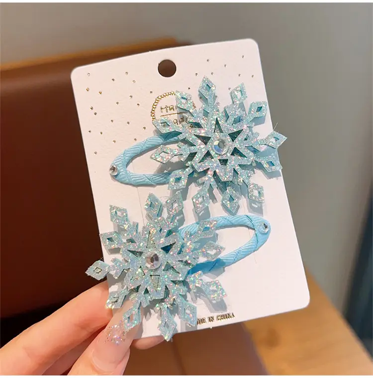 Frozen Snowflake Korean Style Hairpin for Girls — feature 3