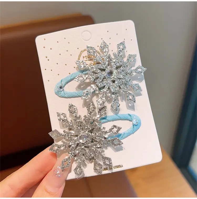 Frozen Snowflake Korean Style Hairpin for Girls — feature 5