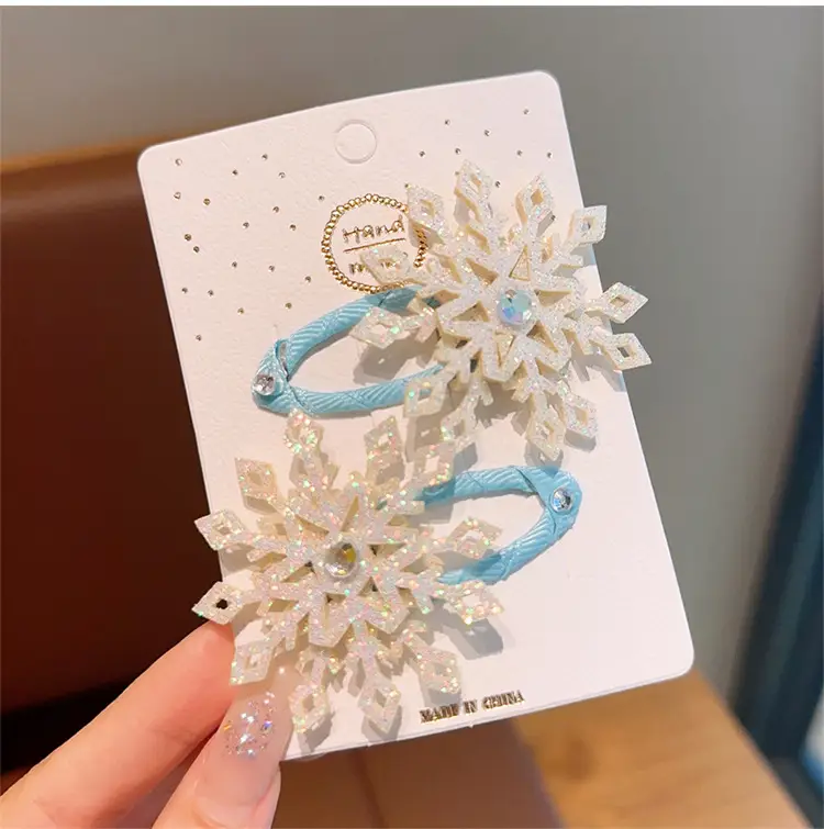 Frozen Snowflake Korean Style Hairpin for Girls — feature 6