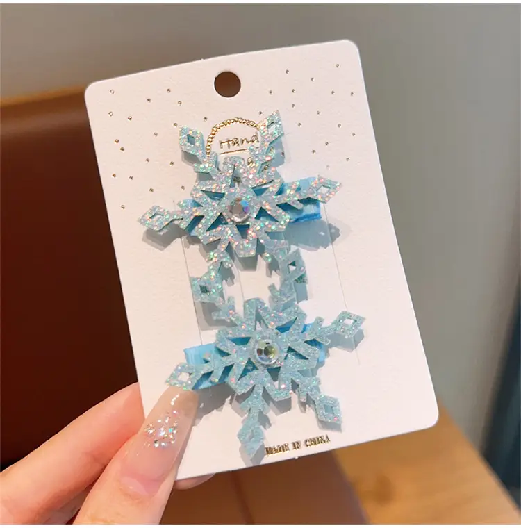 Frozen Snowflake Korean Style Hairpin for Girls — feature 8