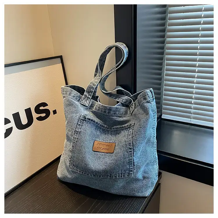 Women Denim Tote Bag Large Capacity Summer 2023 — feature 27