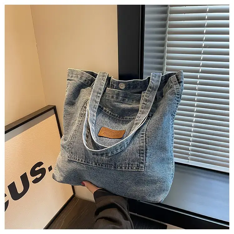 Women Denim Tote Bag Large Capacity Summer 2023 — feature 28