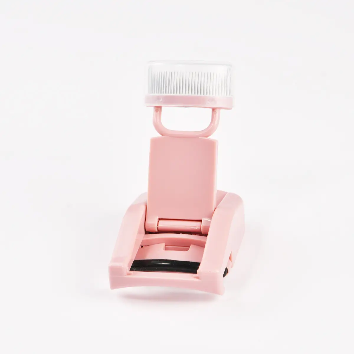 Pink Portable Eyelash Curler with Hand Strap - Image 5