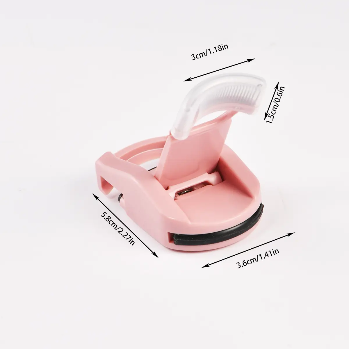 Pink Portable Eyelash Curler with Hand Strap — feature 9