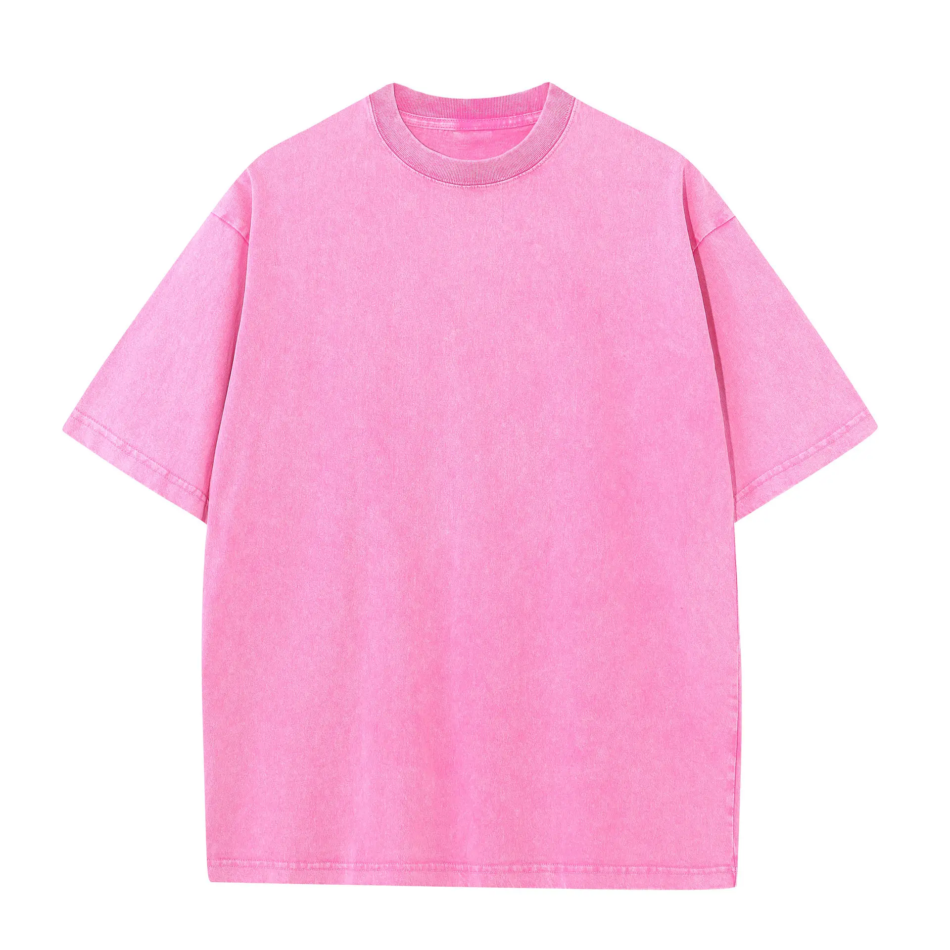 Men Women Cotton T-Shirt Mint Green 230g - Image 6