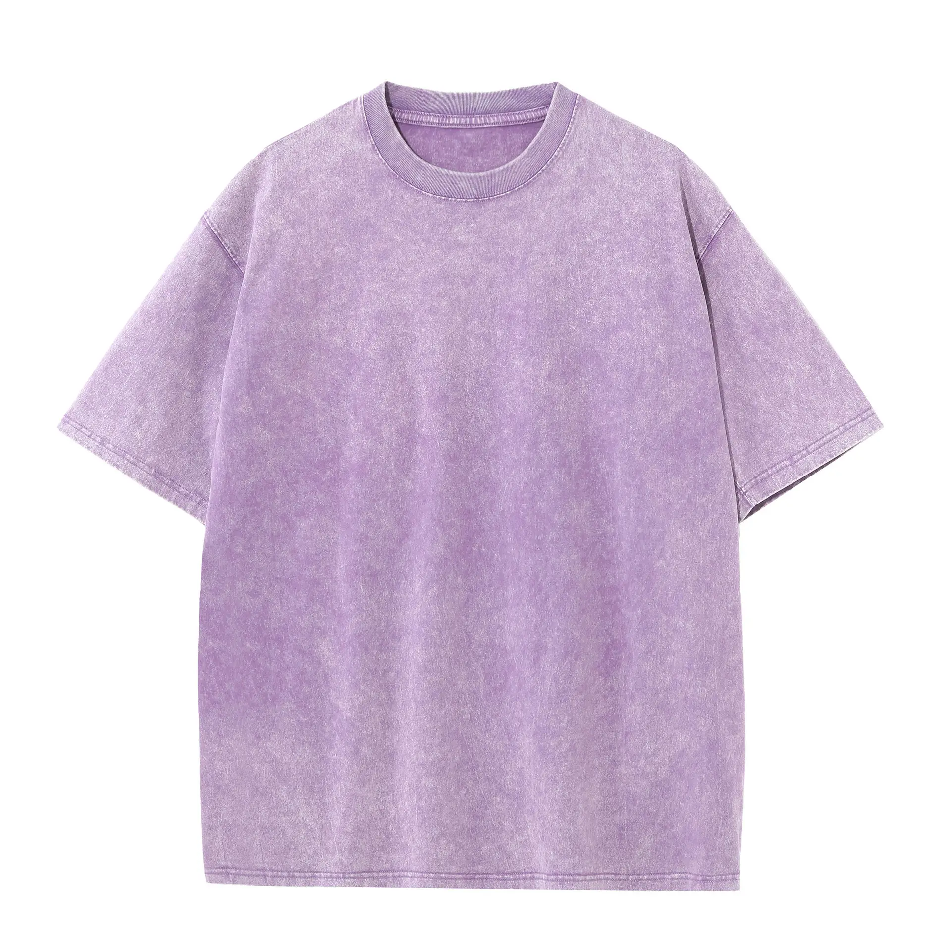 Men Women Cotton T-Shirt Mint Green 230g - Image 7