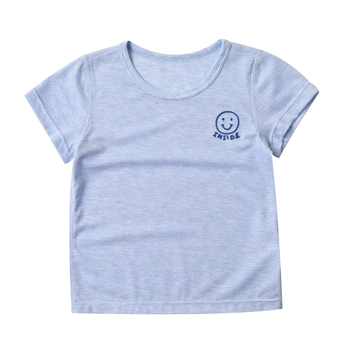 Cool Summer Mesh T-shirt for Boys Girls Round Neck - Image 9