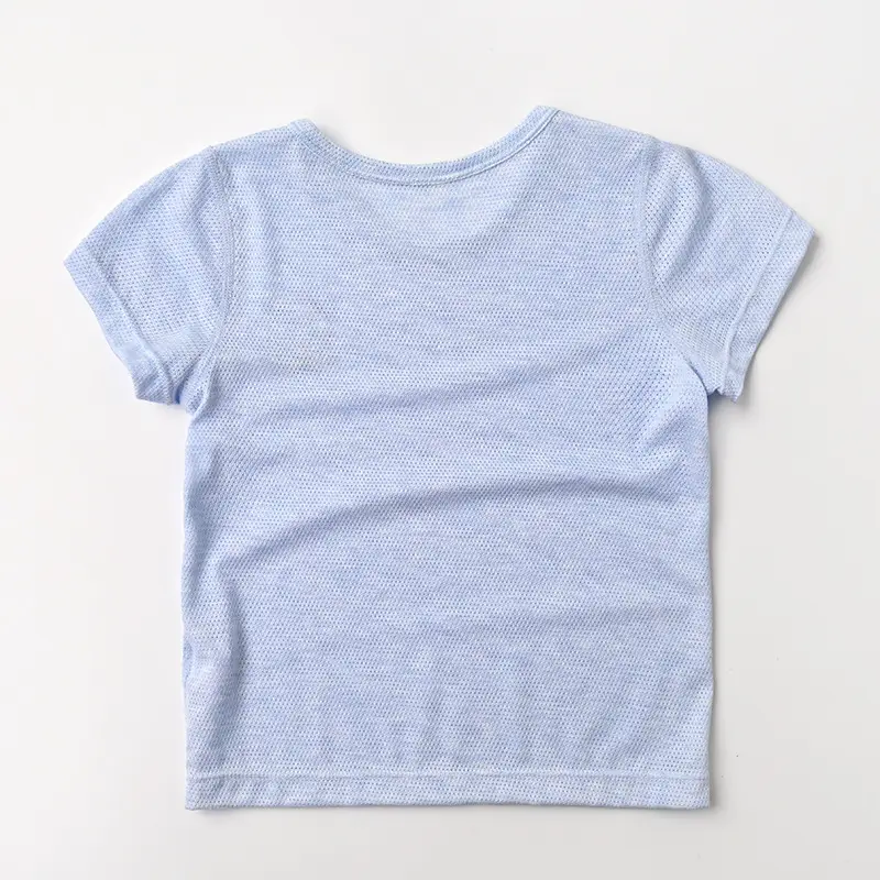 Cool Summer Mesh T-shirt for Boys Girls Round Neck — feature 25
