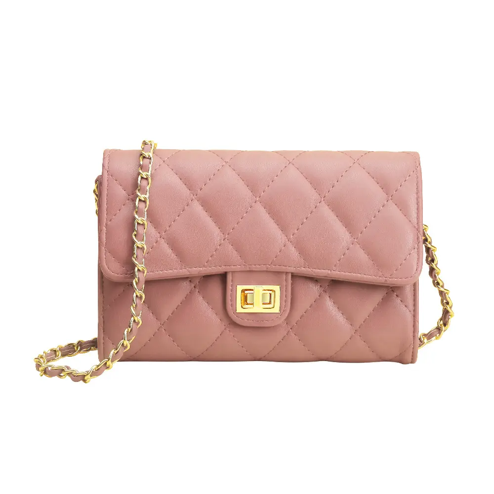 White Rhomboid Korean Style Women's Wallet Bag - Image 3