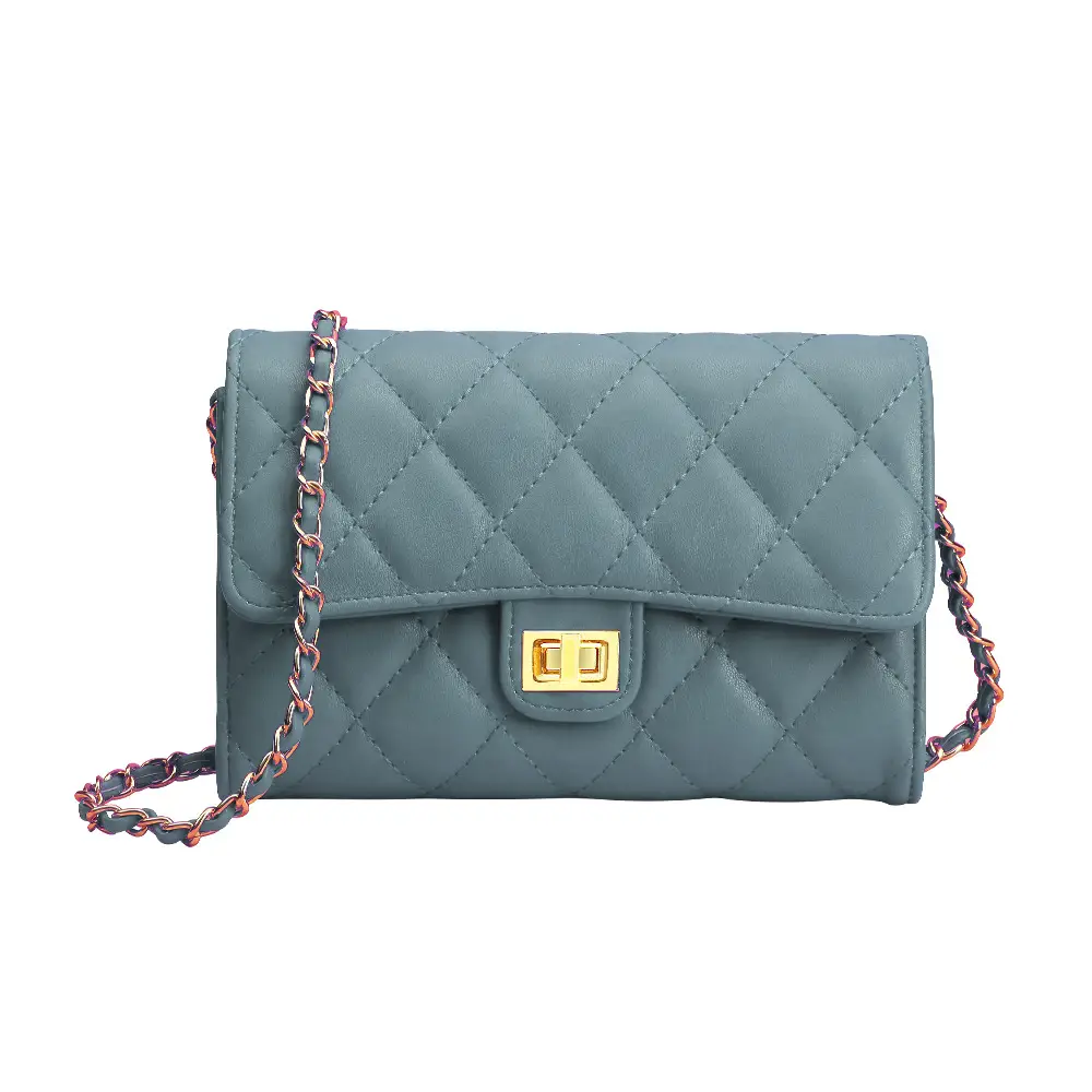 White Rhomboid Korean Style Women's Wallet Bag - Image 5