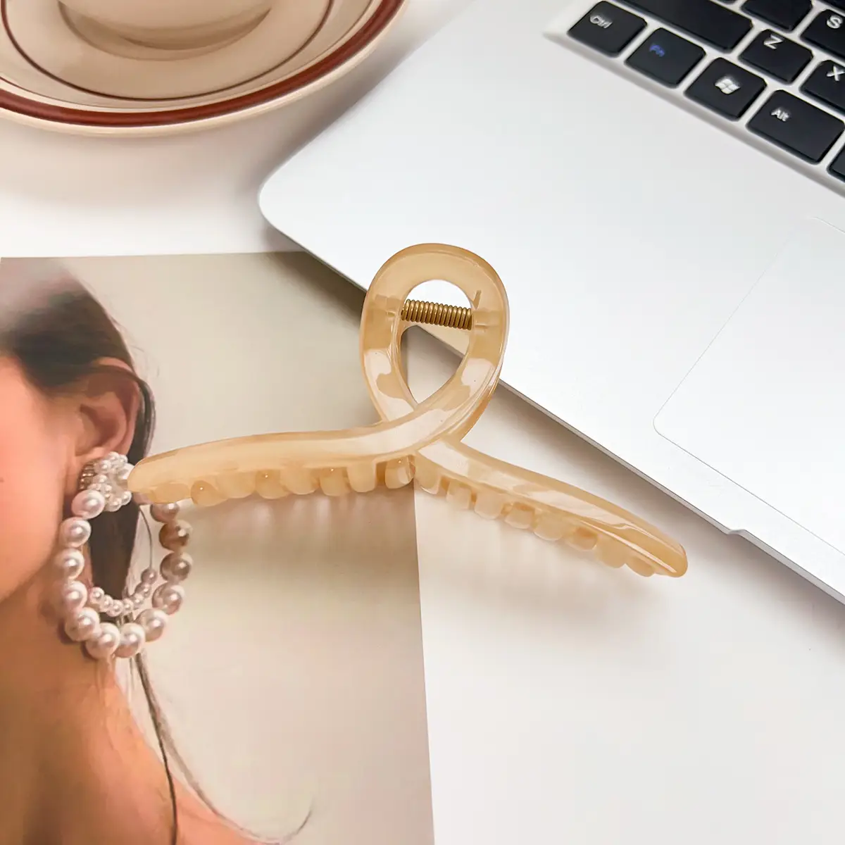 Candy Color Shark Hairpin Clip for Women - Image 2