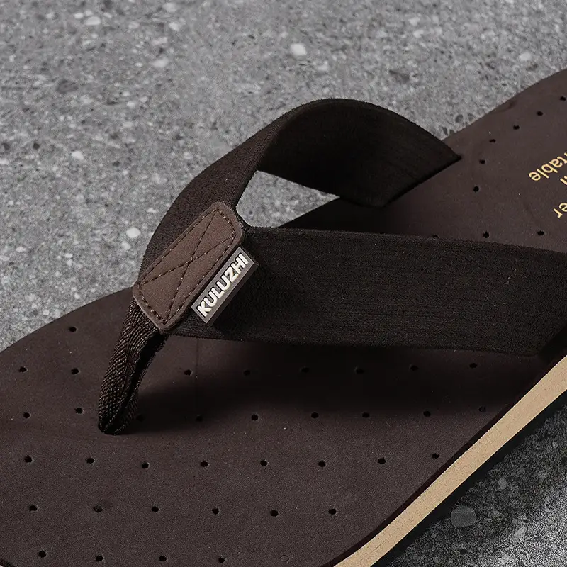 Men's Cool Rubber Flip-Flops Summer Beach Wear