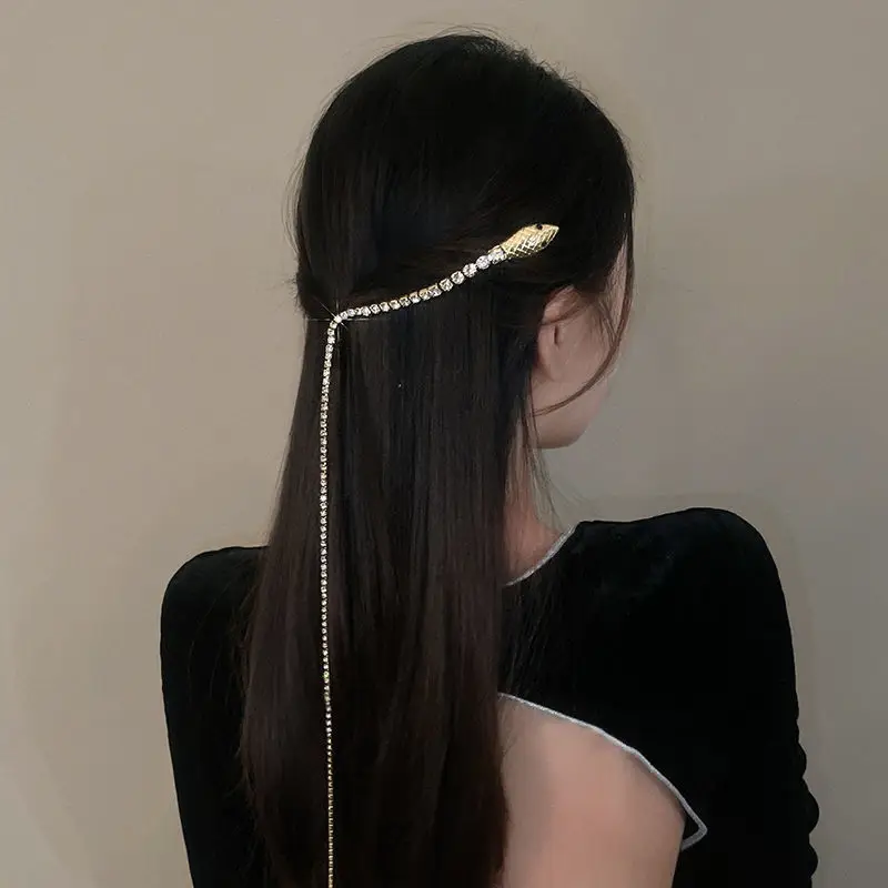 Female Hair Hoop with Empress Design and Pink Tassels — feature 26