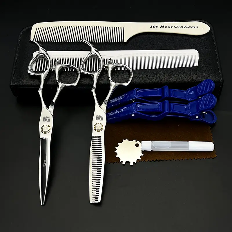 Professional Japanese Hair Scissors Set for Salon Use