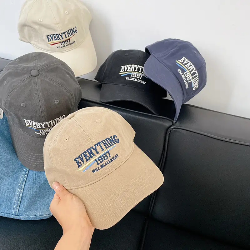 Vintage "Everything" Baseball Cap Beige 1987 - Image 8