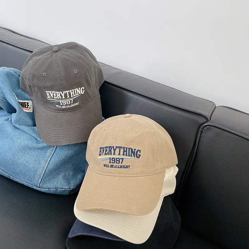 Vintage "Everything" Baseball Cap Beige 1987 — feature 10