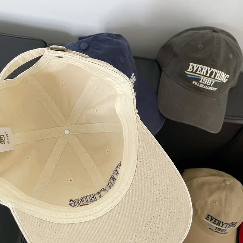 Vintage "Everything" Baseball Cap Beige 1987 — feature 20