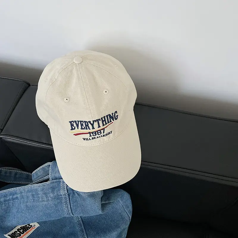 Vintage "Everything" Baseball Cap Beige 1987 — feature 16