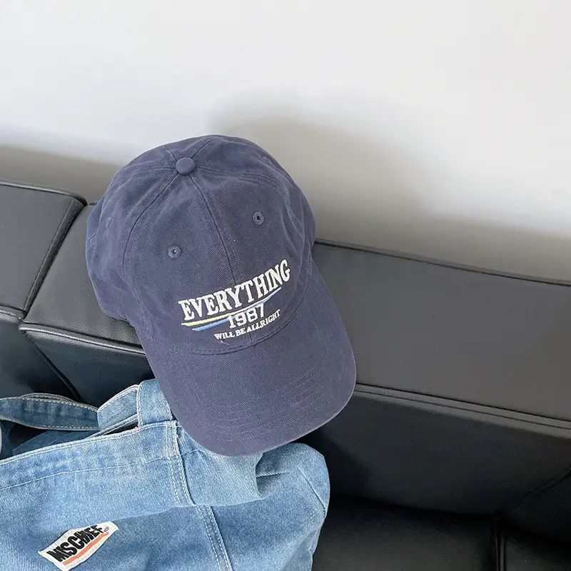 Vintage "Everything" Baseball Cap Beige 1987 - Image 4