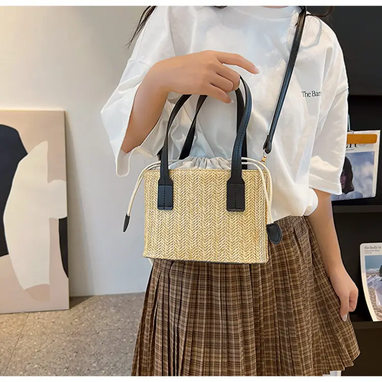 Women's Straw Woven Shoulder Bag Summer Casual New Arrival — feature 13