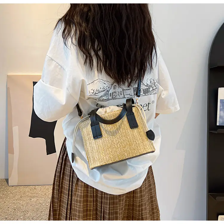 Women's Straw Woven Shoulder Bag Summer Casual New Arrival — feature 16