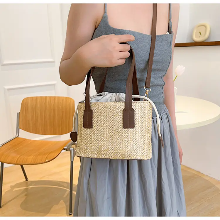Women's Straw Woven Shoulder Bag Summer Casual New Arrival — feature 18