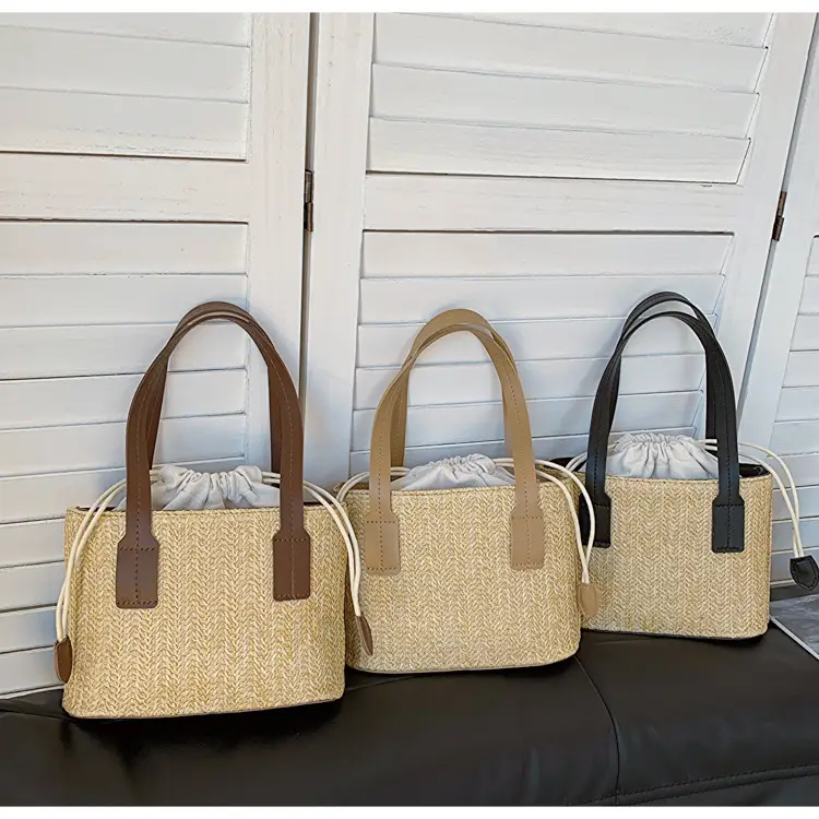 Women's Straw Woven Shoulder Bag Summer Casual New Arrival — feature 24