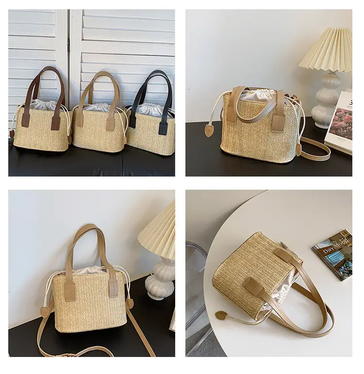 Women's Straw Woven Shoulder Bag Summer Casual New Arrival — feature 8