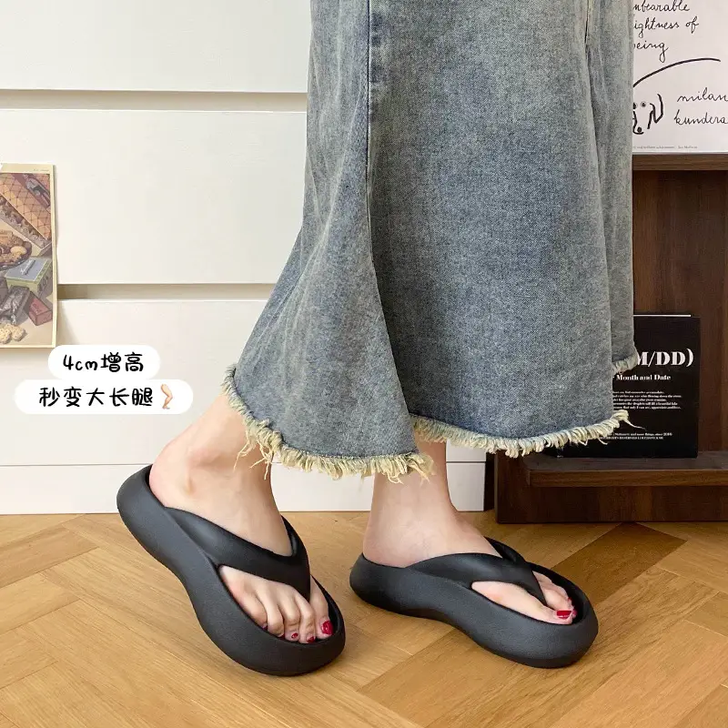 Pink EVA Slip-On Flip Flops for Women