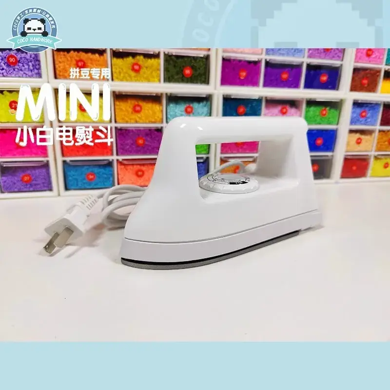 Mini Electric Iron White 2.6mm Adzuki Beans - Image 2