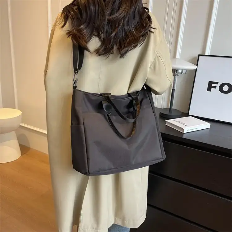 Women's Pink Large Capacity Shoulder Bag - Image 6