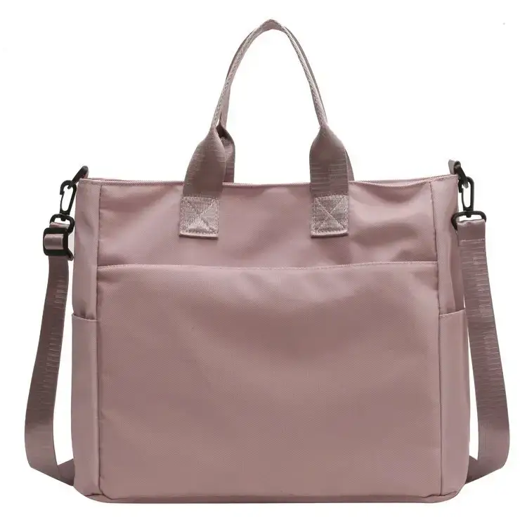 Women's Pink Large Capacity Shoulder Bag - Image 8