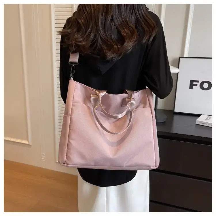 Women's Pink Large Capacity Shoulder Bag — feature 16