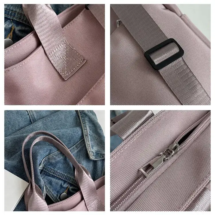 Women's Pink Large Capacity Shoulder Bag — feature 20