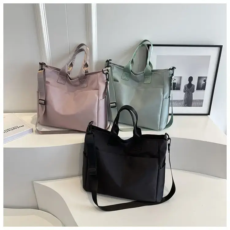 Women's Pink Large Capacity Shoulder Bag — feature 35