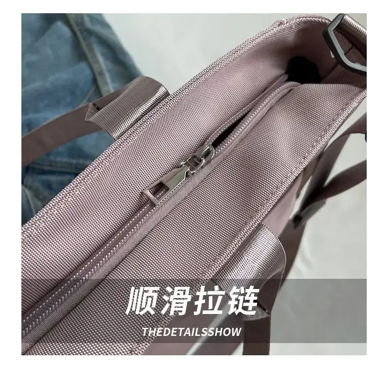 Women's Pink Large Capacity Shoulder Bag — feature 5
