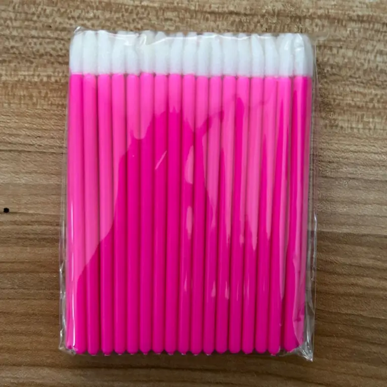 50 Pcs Solid Handle Eyelash Brush for Makeup - Image 10