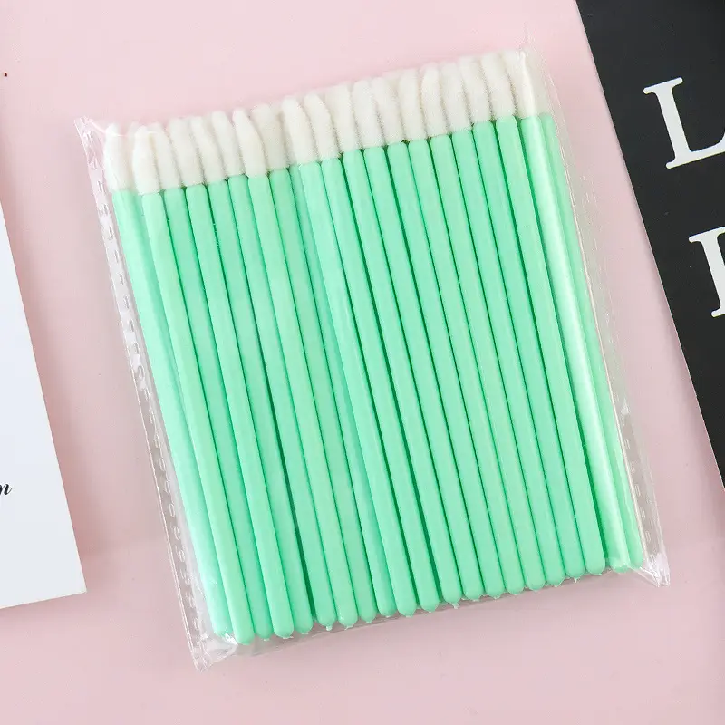 50 Pcs Solid Handle Eyelash Brush for Makeup - Image 6