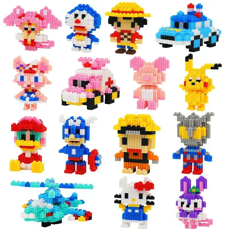 Mini Assembled Cartoon Doll Toy for Kids - Image 14