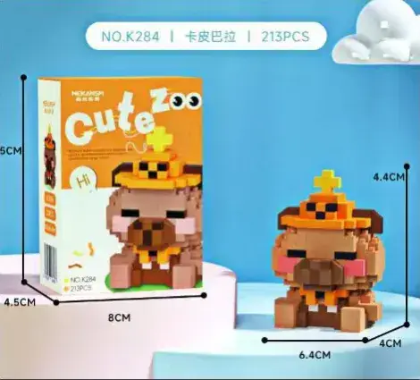Mini Assembled Cartoon Doll Toy for Kids - Image 4