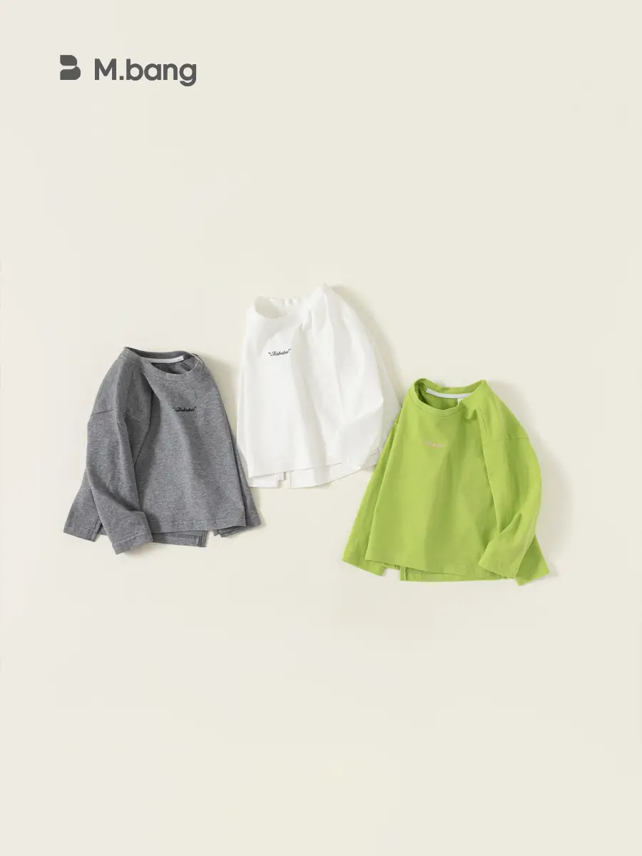 Mibang Boys Grey Long Sleeve T-Shirt - Image 6