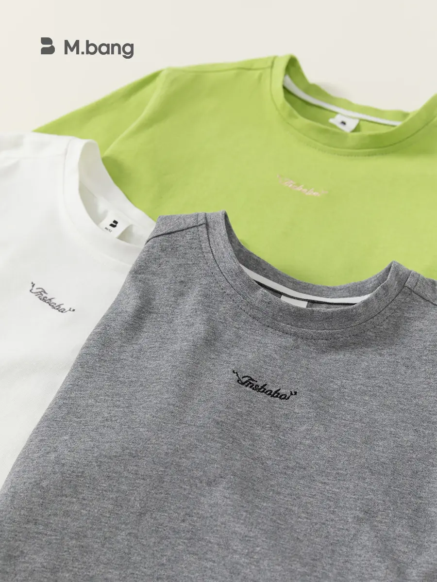 Mibang Boys Grey Long Sleeve T-Shirt - Image 7