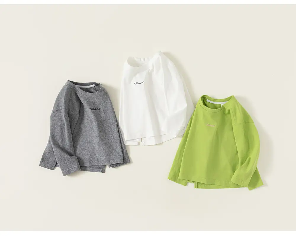 Mibang Boys Grey Long Sleeve T-Shirt — feature 10