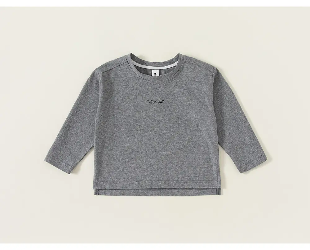 Mibang Boys Grey Long Sleeve T-Shirt — feature 13