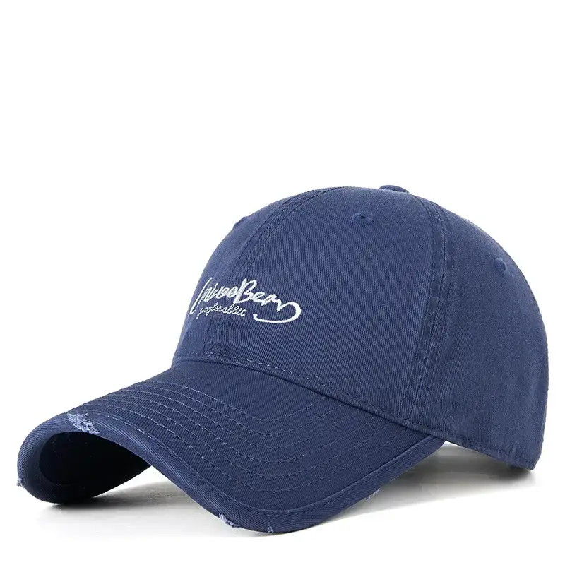 Black Vintage Personalized Baseball Cap for Women & Men - Image 2