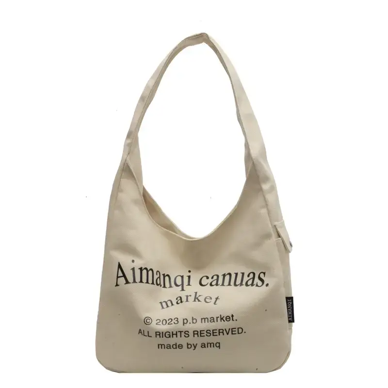 Light Blue Canvas Shoulder Bag for Women 2025 - Image 11
