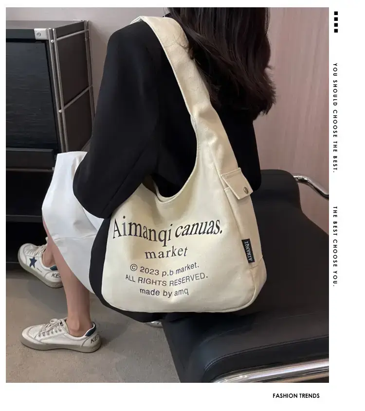 Light Blue Canvas Shoulder Bag for Women 2025 — feature 33