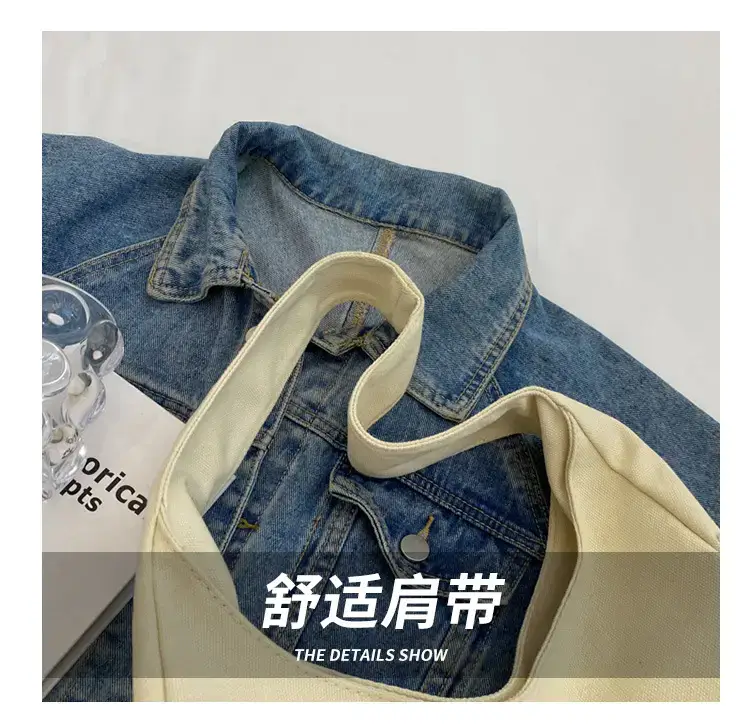 Light Blue Canvas Shoulder Bag for Women 2025 — feature 36